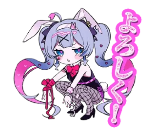Sticker 🧁 ₍ Rᥲδδiᴛ 𐋏᧐ᥣᥱ ₎ ˚₊· ♡ @mewsticks