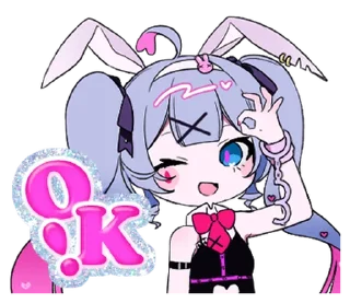 Video sticker 🧁 ₍ Rᥲδδiᴛ 𐋏᧐ᥣᥱ ₎ ˚₊· ♡ @mewsticks