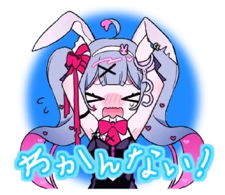 Telegram sticker 🧁 ₍ Rᥲδδiᴛ 𐋏᧐ᥣᥱ ₎ ˚₊· ♡ @mewsticks