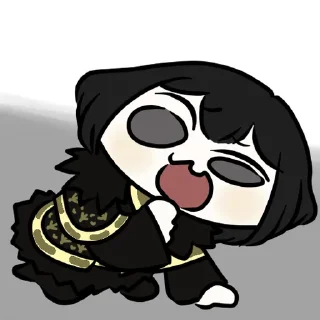 Telegram sticker 🎭 Zena Cat by @cabric7986 (YouTube)