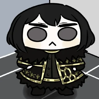 Telegram sticker 🎭 Zena Cat by @cabric7986 (YouTube)