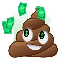 Sticker 🤑 $GOVNO by @artsuperb