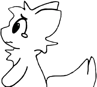 Telegram sticker ☹️ Boykisser