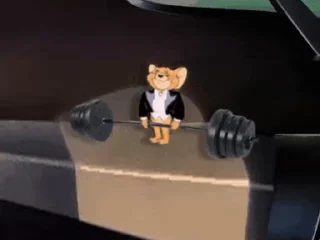 Telegram sticker 🐭 제리인사 매드무비
