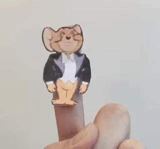 Telegram sticker 🐭 제리인사 매드무비