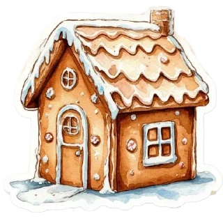 Telegram sticker 🏠 Акварельная зима от @ckladstikerov7
