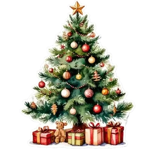 Sticker 🎄 Акварельная зима от @ckladstikerov7