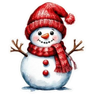 Telegram sticker ⛄️ Акварельная зима от @ckladstikerov7