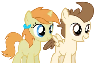 Telegram sticker 🙂 We are Pound Cake & Pumpkin Cake | by @Ha1Gud