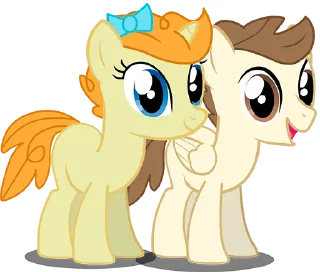 Telegram sticker 🙂 We are Pound Cake & Pumpkin Cake | by @Ha1Gud