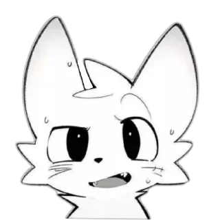 Telegram sticker 🐱 /KissersCats\  •∆•  /@FemTgk\