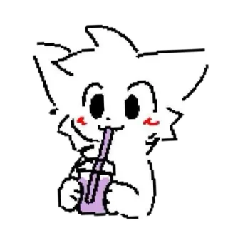 Sticker 🧋 /KissersCats\  •∆•  /@FemTgk\