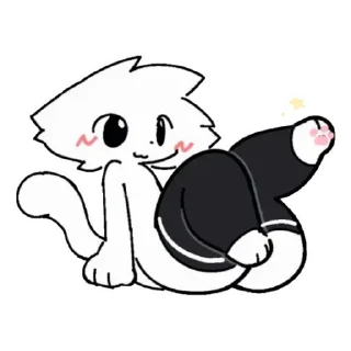 Telegram sticker 🐾 /KissersCats\  •∆•  /@FemTgk\