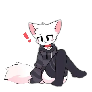Telegram sticker 🐱 /KissersCats\  •∆•  /@FemTgk\