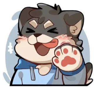 Telegram sticker 🤤 Cute...@kuro_neco2909