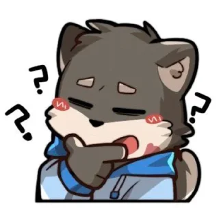 Video sticker ❔ Cute...@kuro_neco2909