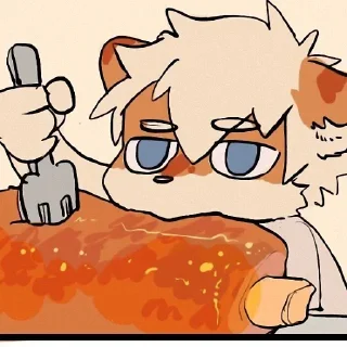 Telegram sticker 🍖 Cheng'Pack Furry Edition