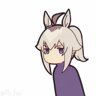 Video sticker 🤨 @fix_x_fox Uma Musume Cinderella Gray