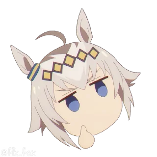 Video sticker 🤔 @fix_x_fox Uma Musume Cinderella Gray