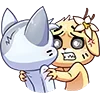 Sticker 😬 Бисквит и Ванилька @TgEmojis