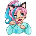 Video sticker 😺 Pink Power