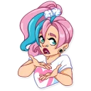 Video sticker 😟 Pink Power