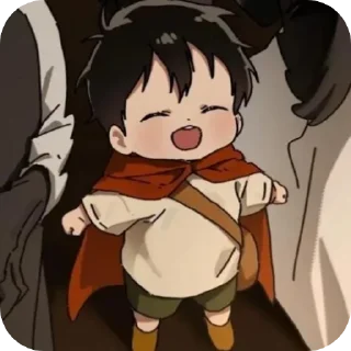 Telegram sticker 🌟 mori x ʙɪʀᴜ