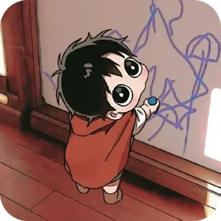 Telegram sticker 🌟 mori x ʙɪʀᴜ