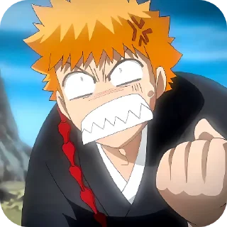 Telegram sticker 🧐 Блич 1 @anime_sticks