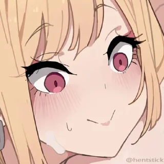 Telegram sticker 🙂 Ahegao Ахегао @hentstick
