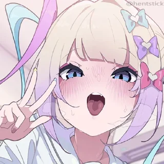 Video sticker ✌️ Ahegao Ахегао @hentstick