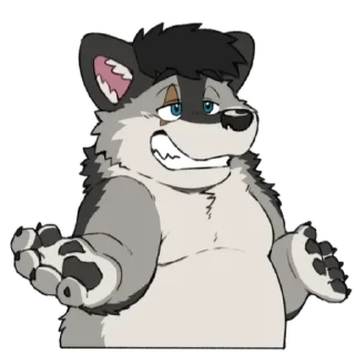 Telegram sticker 😝 Aurora and Fell 2