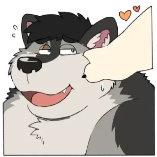 Telegram sticker ❤️ Aurora and Fell 2