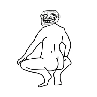Telegram sticker 🍑 $TROLL