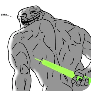 Telegram sticker 🤪 $TROLL
