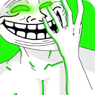 Telegram sticker 🥶 $TROLL