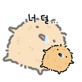 Telegram sticker ⭐ 하찮포테토 바부감쟈 @moe_sticker_bot
