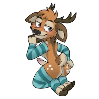 Telegram sticker 🍑 Harvi by Kimadesigns