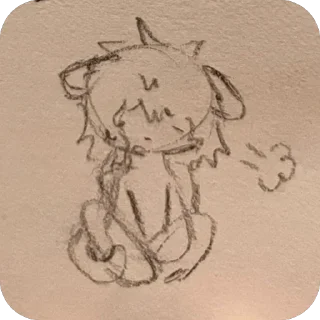 Telegram sticker 😮‍💨 Лотос/камран