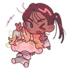 Sticker 🌟 chibi alnst | @tokistick . . _suuroku_ on x.