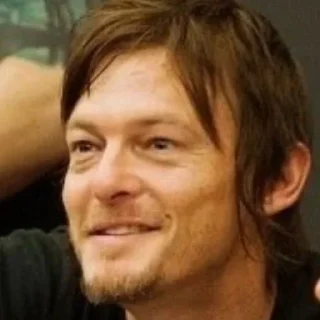 Телеграм стикер 😏 Norman Reedus ¦ @figurinhasWa