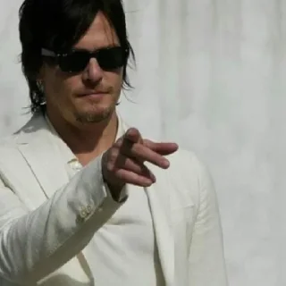 Телеграм стикер 👍 Norman Reedus ¦ @figurinhasWa