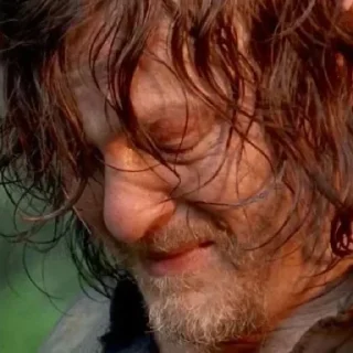 Телеграм стикер 😢 Norman Reedus ¦ @figurinhasWa