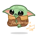 Video sticker 🤔 Baby Yoda