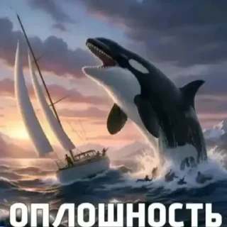 Video sticker 🦈 хоппи растяпа