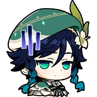 Telegram sticker 😥 Картины Паймон VIII | @genshin_impact_ru_off