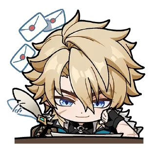 Sticker ✍️ Картины Паймон VIII | @genshin_impact_ru_off