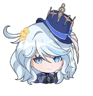 Telegram sticker 🙂 Furina🌊 @abyssofmelancholy