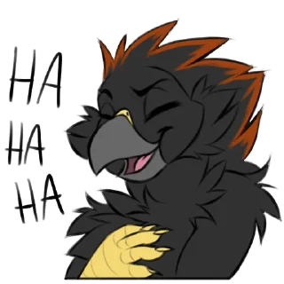 Telegram sticker 😄 Silver! by @birbbirb00
