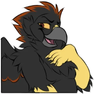 Telegram sticker 😉 Silver! by @birbbirb00